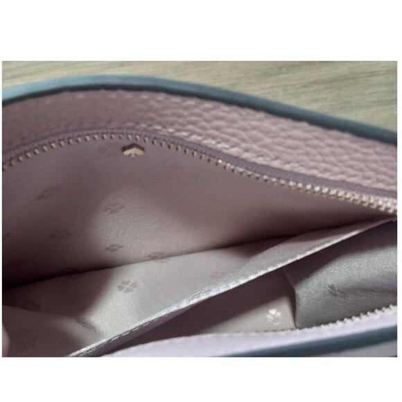 💲💲💲SALE‼️🎉Kate Spade FuFu Pink Pebbled Leather Pouch Wristlet - Picture 12 of 14